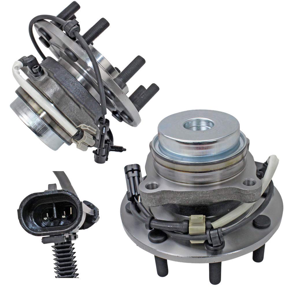 Bodeman - Pair 2 Front Wheel Hub and Bearing Assembly for 2003-2017 Chevy  Express 3500 and GMC Savana 3500/2009-2015 GMC Savana 4500 and Chevy  Express 4500-2WD, 180MM ABS SENSOR-10000LB GVW OR OVER