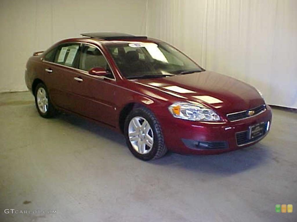 2007 Bordeaux Red Chevrolet Impala LTZ #27325165 | GTCarLot.com - Car Color  Galleries | Impala ltz, 2007 impala, Impala